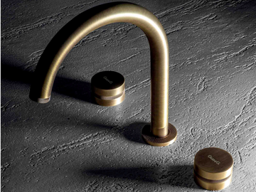 DELUXE - MYRING - FMR0112ADL - 3 hole countertop washbasin mixer by Rubinetteria Giulini - view 2